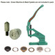Mesh Eyelet Fixing Die for Green Hand Press Machine